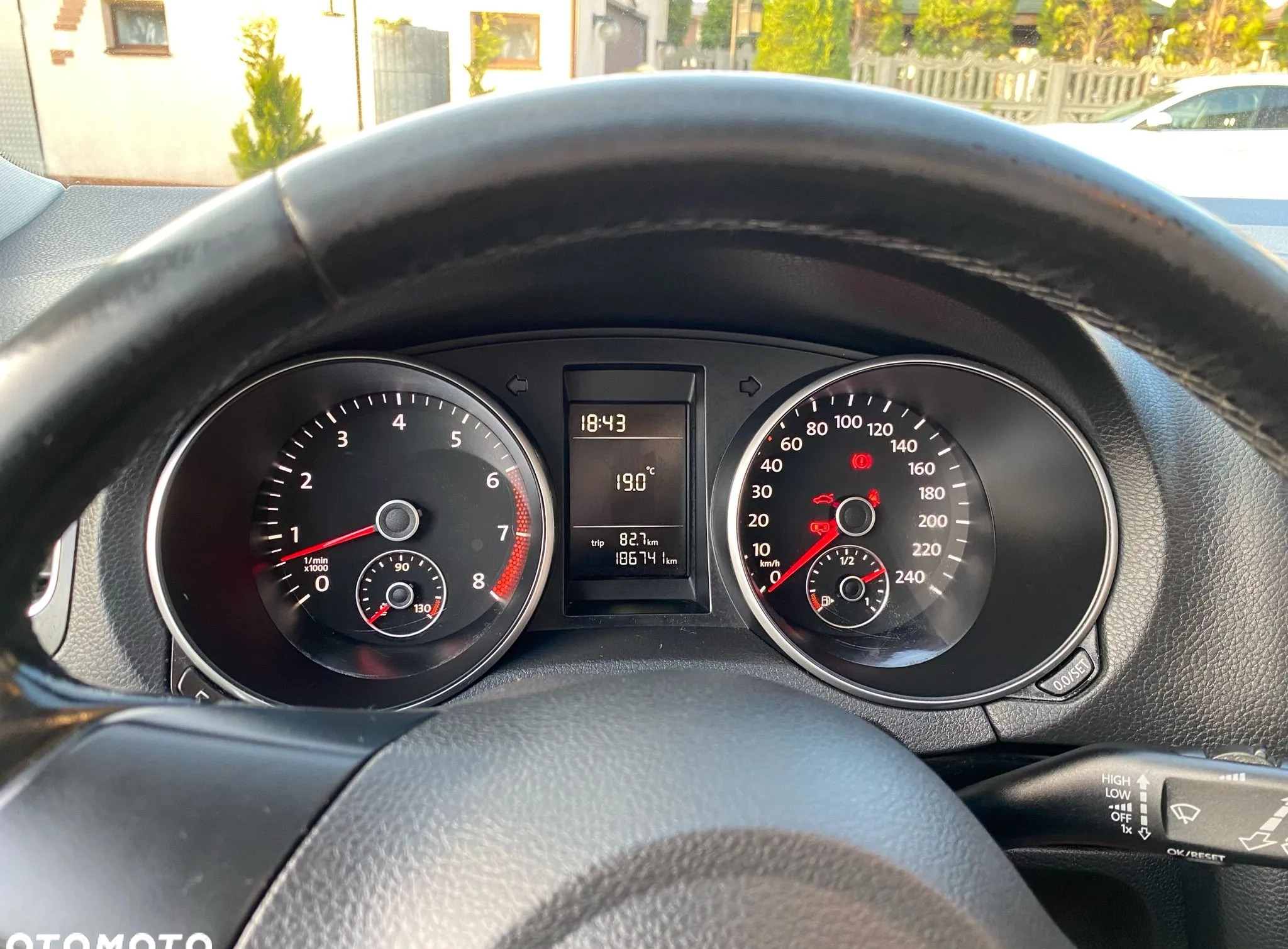 Volkswagen Golf cena 23000 przebieg: 186800, rok produkcji 2010 z Będzin małe 106